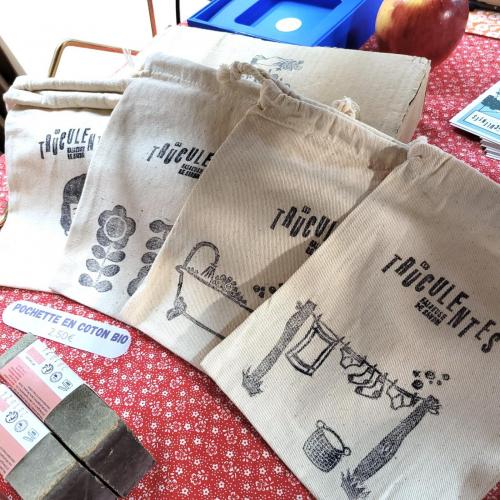 Pochette en coton bio